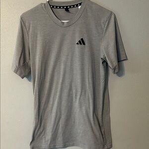 Adidas Men's Short Sleeve Gray Tee